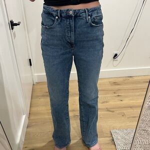 Good American Straight Leg Jeans